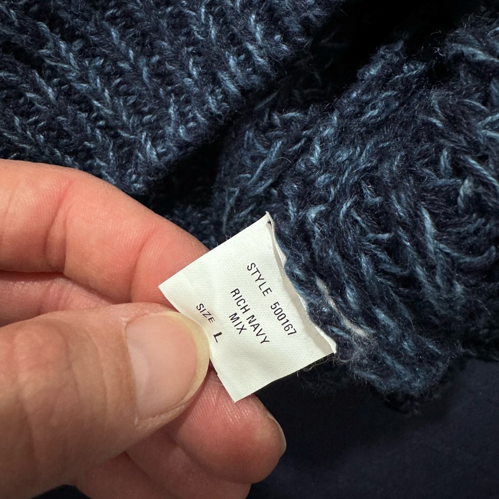 Northern Isles Navy Blue Sweater - Picture 4 of 4